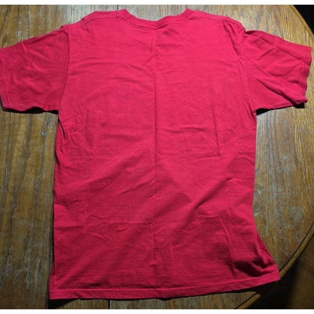 Y2K Hurley AOP T Shirt Men's L Skater Grunge Emo Surf Punk Red Premium Fit - Picture 2 of 6